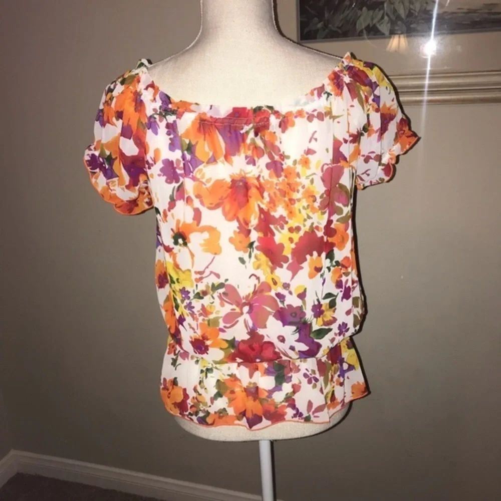 Sele Floral Summer Top M